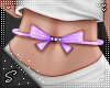 !S Bow Belt Lavender