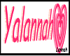 YaLannah 3D letters