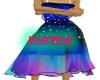 blue glitter dress