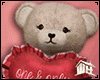 Real heart Teddy Bear