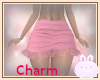 C| Pink Ruffle Skirt