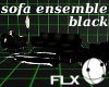 A Sofa Ensemble Black