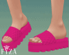 Platform Slippers Pink