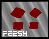 F -  Red Feesh Bracelets