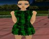 Childs Green Party Dress