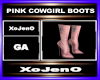 PINK COWGIRL BOOTS