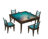 Teal coffee table for /4