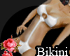 *L* Sexy bikini white