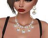 Diam TrDrp Gld Jewel Set