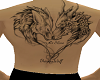 Dragon and Wolf Back Tat