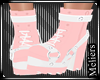 Boots Light Pink + White