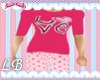 Childs Love Top Pink