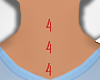 444 Neck Tatt
