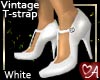 Vintage TStrap White