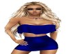 BLUE MINI TOP & SKIRT