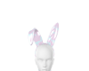 Pink and blue bunny ears