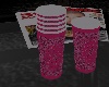 PINK BANDANA PARTY CUPS