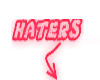 *Haters Arrow Sticker*