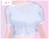 Ⓐ Blue Sport Top