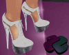 White Crystal Heels