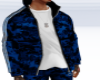 Camo Blue Track Jacket