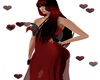 Romantic Body Red Hearts