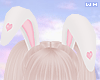 w. Bunny Ears Pink
