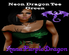Neon Dragon Tee-Green