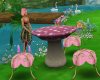 Pink Mushroom Table