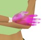 Animated Pink Swirl Hand