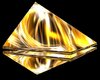 Gold Space Triangles