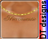 Nicromantic gold necklac