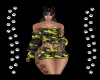 Camo Yellow Corset Fit
