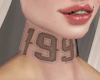 199X | Neck Tattoo