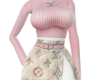 LV 2 piece pink
