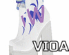 v | W. White Heels |