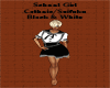 Schoolgirl-Black & White