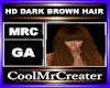 HD DARK BROWN HAIR