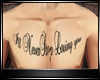 !VI! love chest tattoo