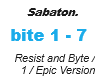 Sabaton/Resist an Byte