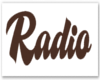 Chocolate Radio Sign