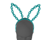 Blue Chain Bunny Ears