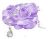 Lilac Rose/Diamonds Gif