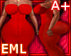 EML / A+ RED TIGHT  BODY