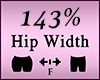 Hip Butt Scaler 143%
