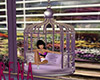 Purple Bird Cage Chair