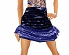 Sexy Short Blue Skirt