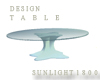 design table turquoise