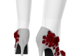 MS Roses White heels