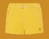 girl yellow shorts